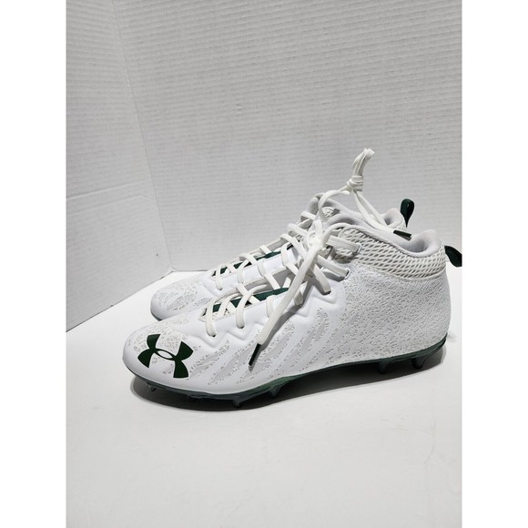 Men Under Armour Spotlight UA 4D Foam Football Cleats White 3023963-104 Size 11 main image 5